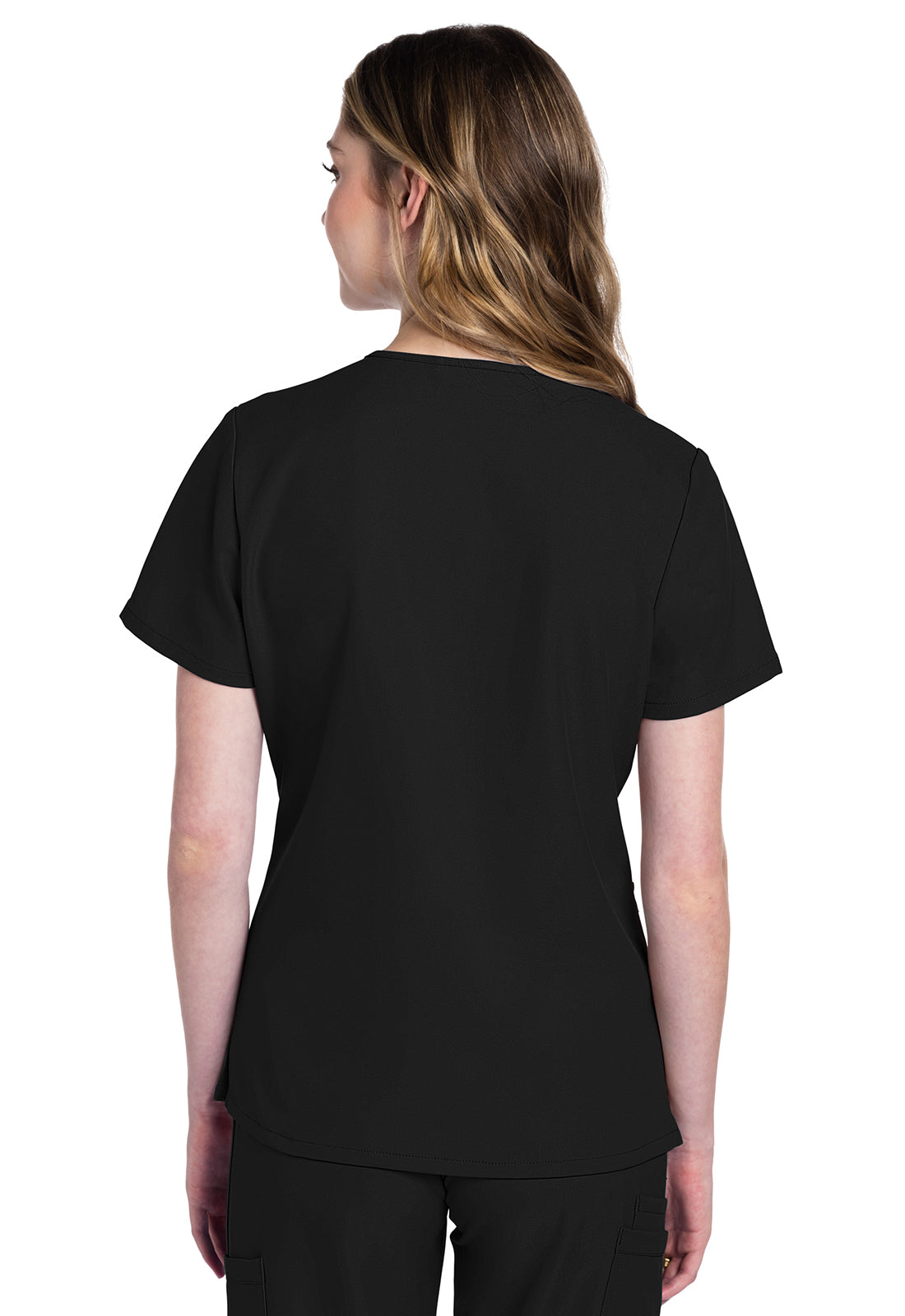 V-Neck Top in Black